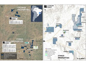 Lithium Ionic Properties in the Lithium Valley Showing Active Drilling Sites