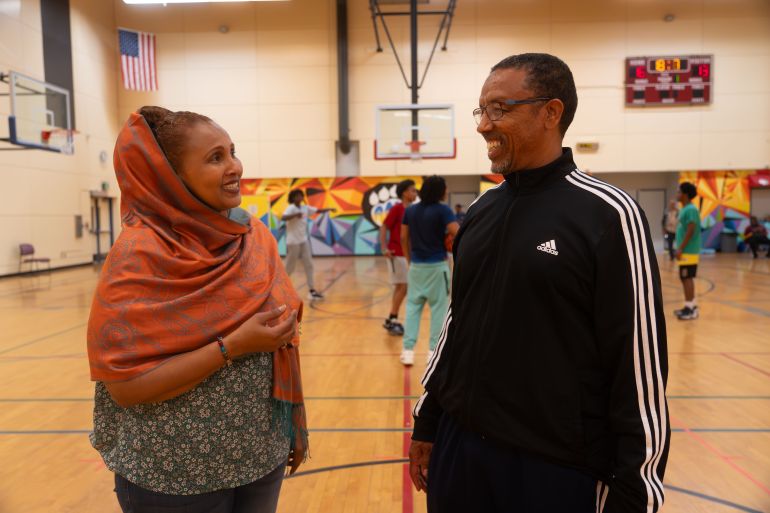 Somalia basketball reunion