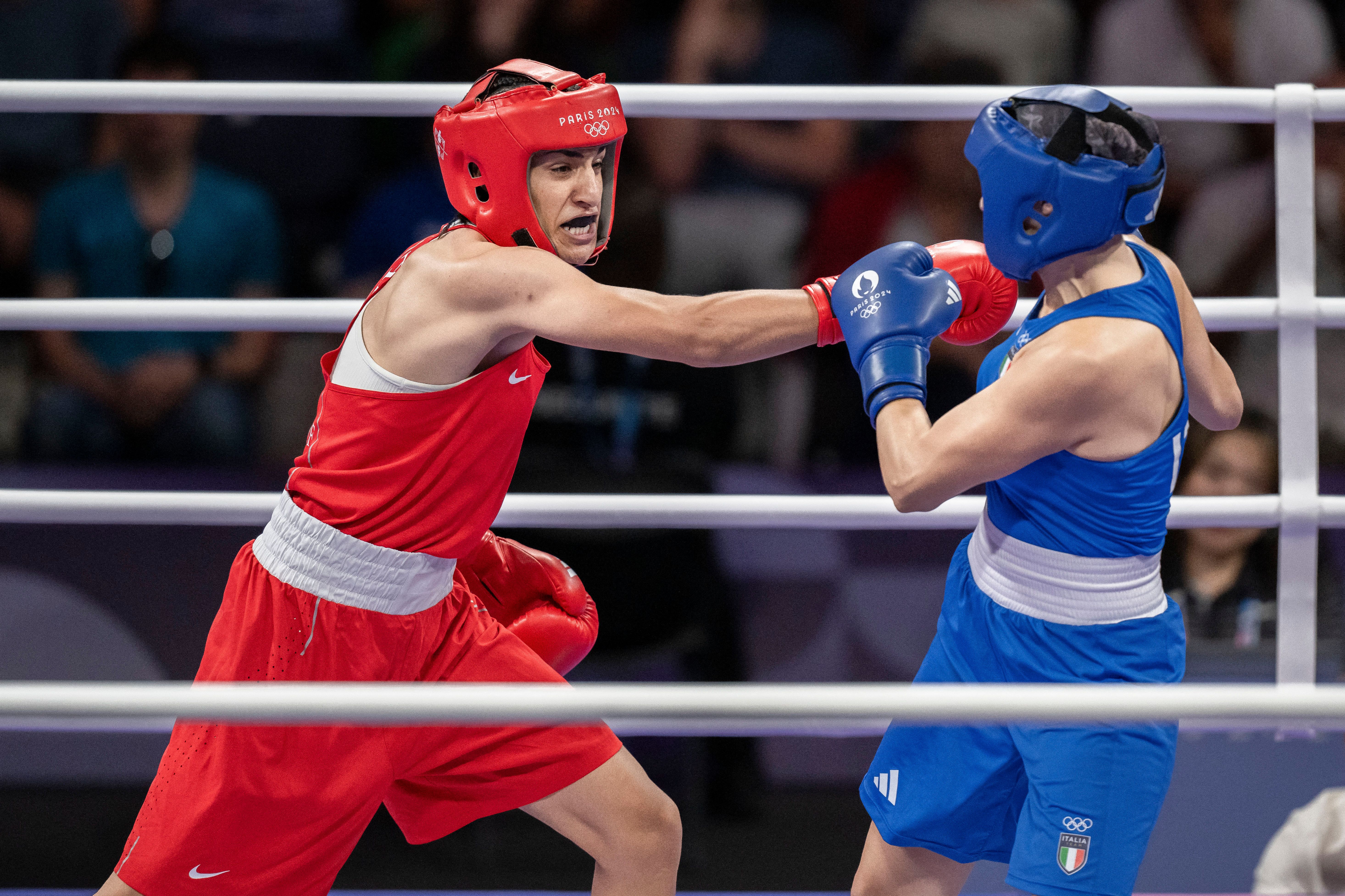 The Algerian, who stopped Italy's Angela Carini in 46 seconds, previously failed a gender test