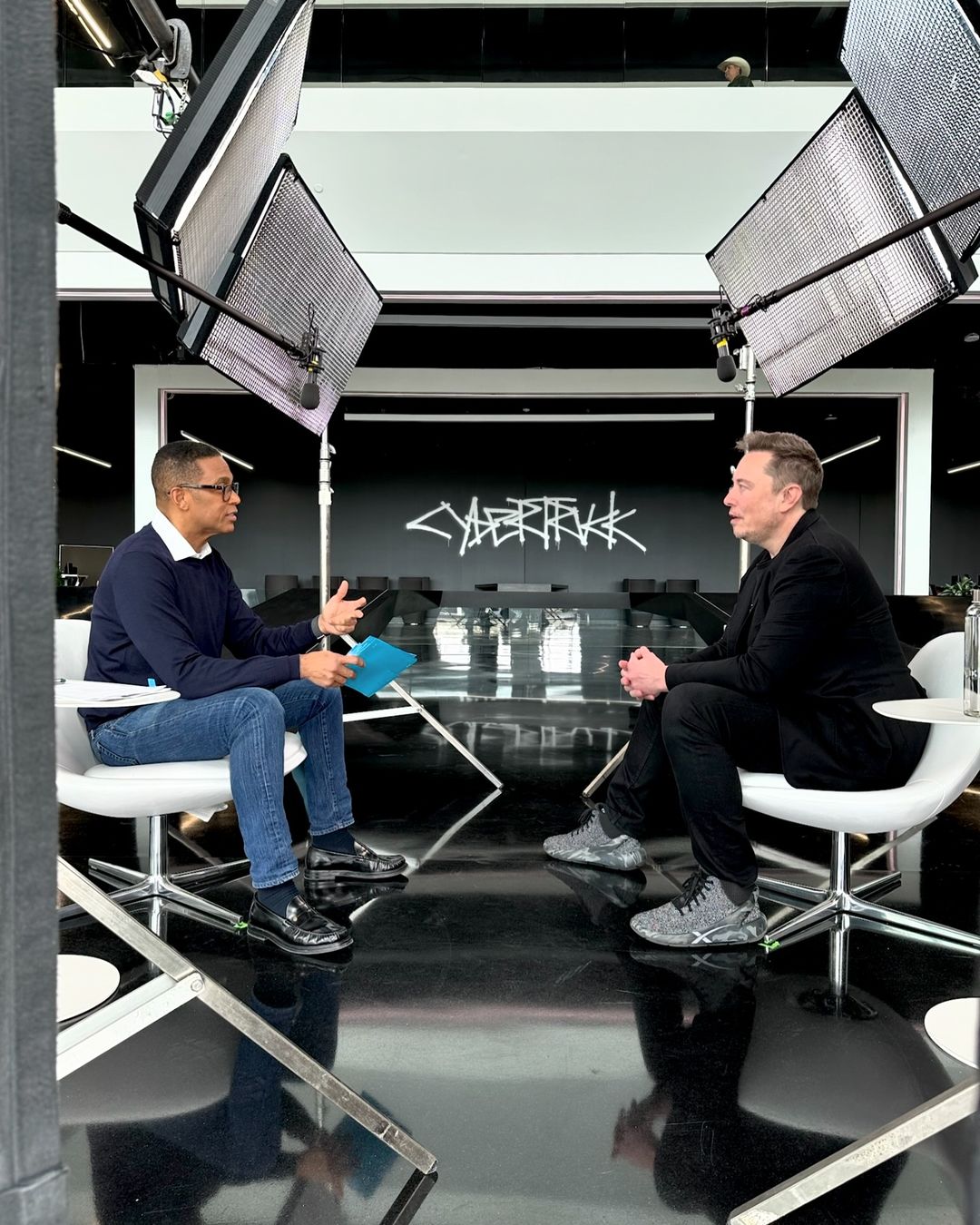 Don Lemon interviews Elon Musk in March 2024