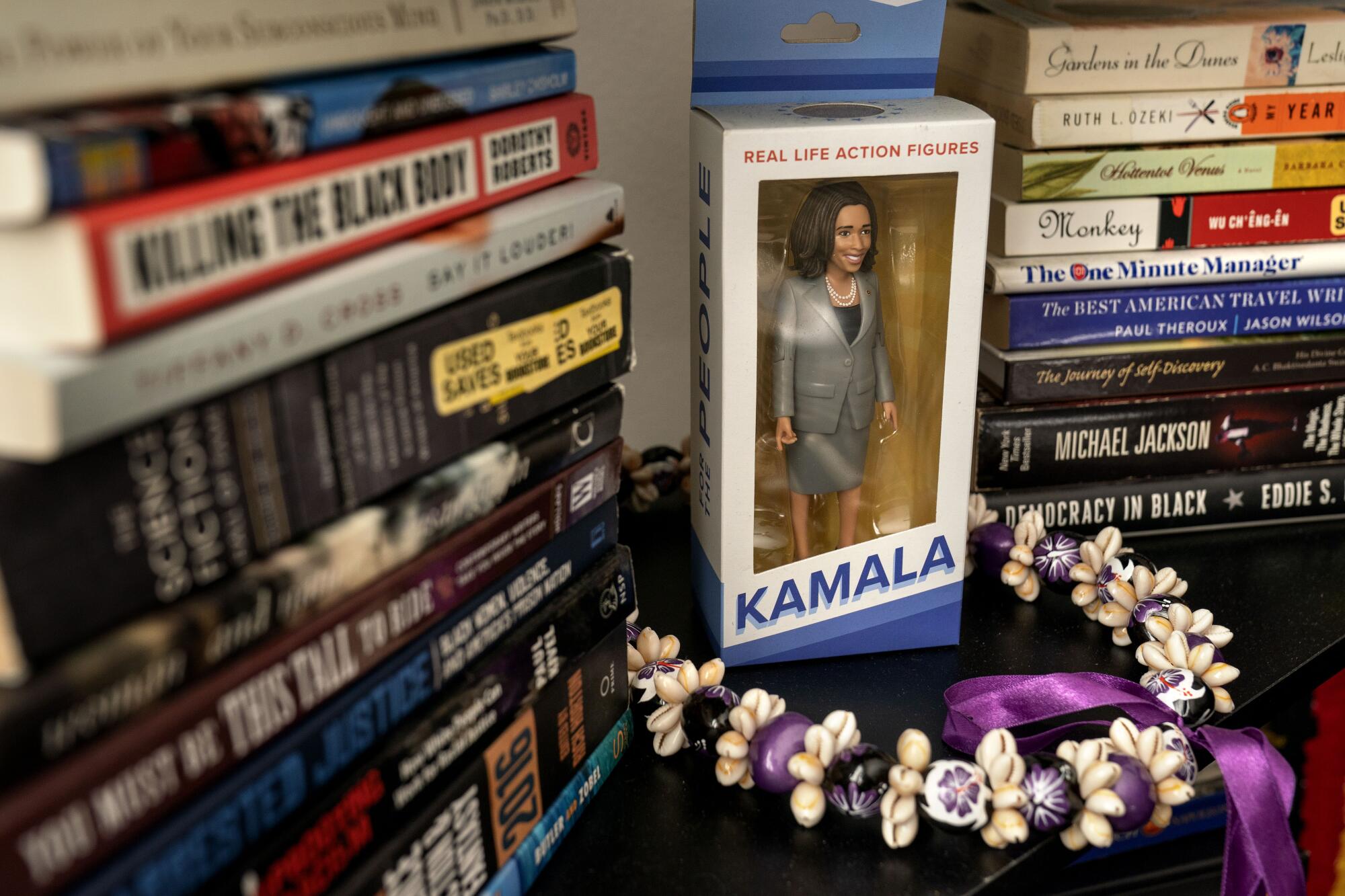 A Kamala Harris action figure 