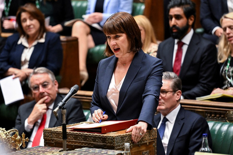 Chancellor Rachel Reeves speaks at the House of Commons