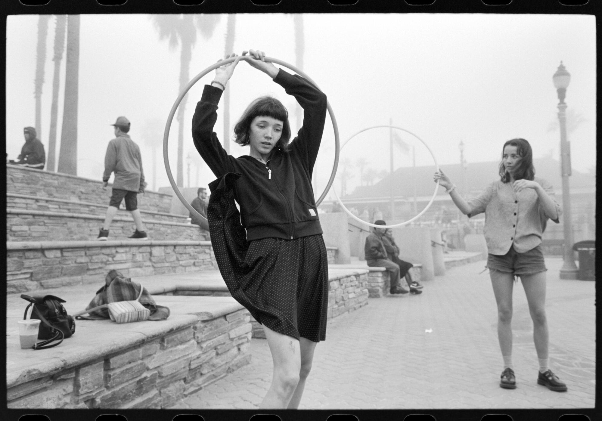 “Hula Hoop Girl, Trinity, Huntington Beach,” 2017