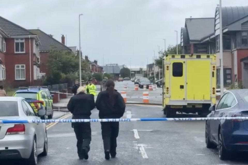 A 64-year-old man was also stabbed in the attack last night