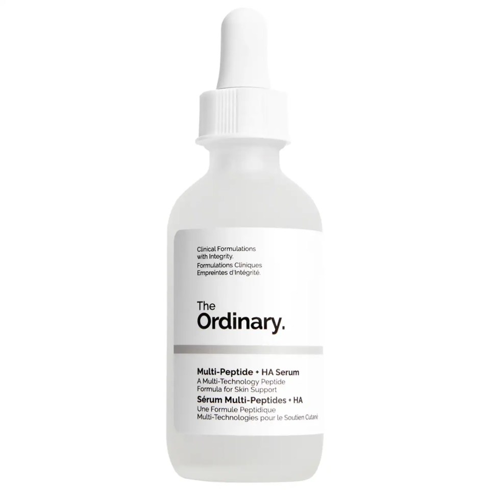 The Ordinary's Multi-Peptide + HA Serum is available at Sephora