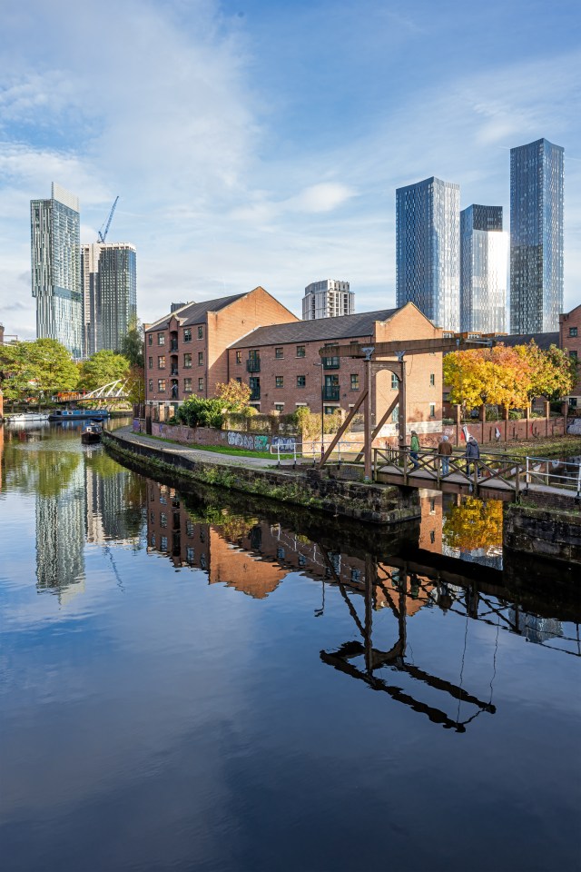 The incident happened in the Deansgate area of Manchester