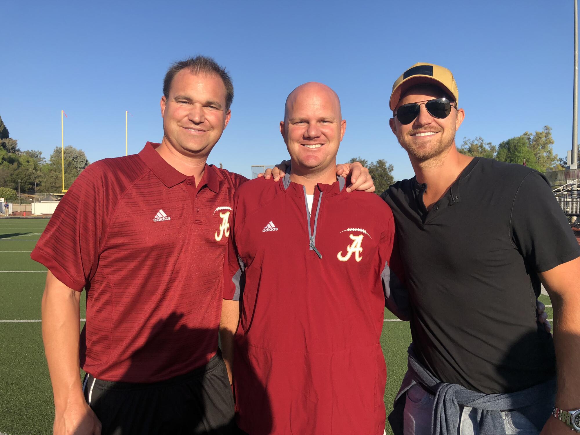 The Clausen brothers, from left, Casey, Rick and Jimmy.