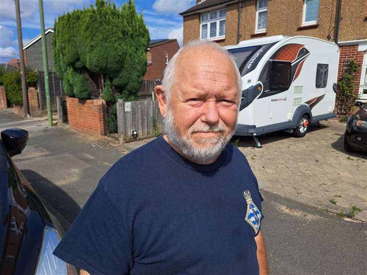 The 70-year-old has parked in the same place ever since a ramp was erected directly outside his home five years ago