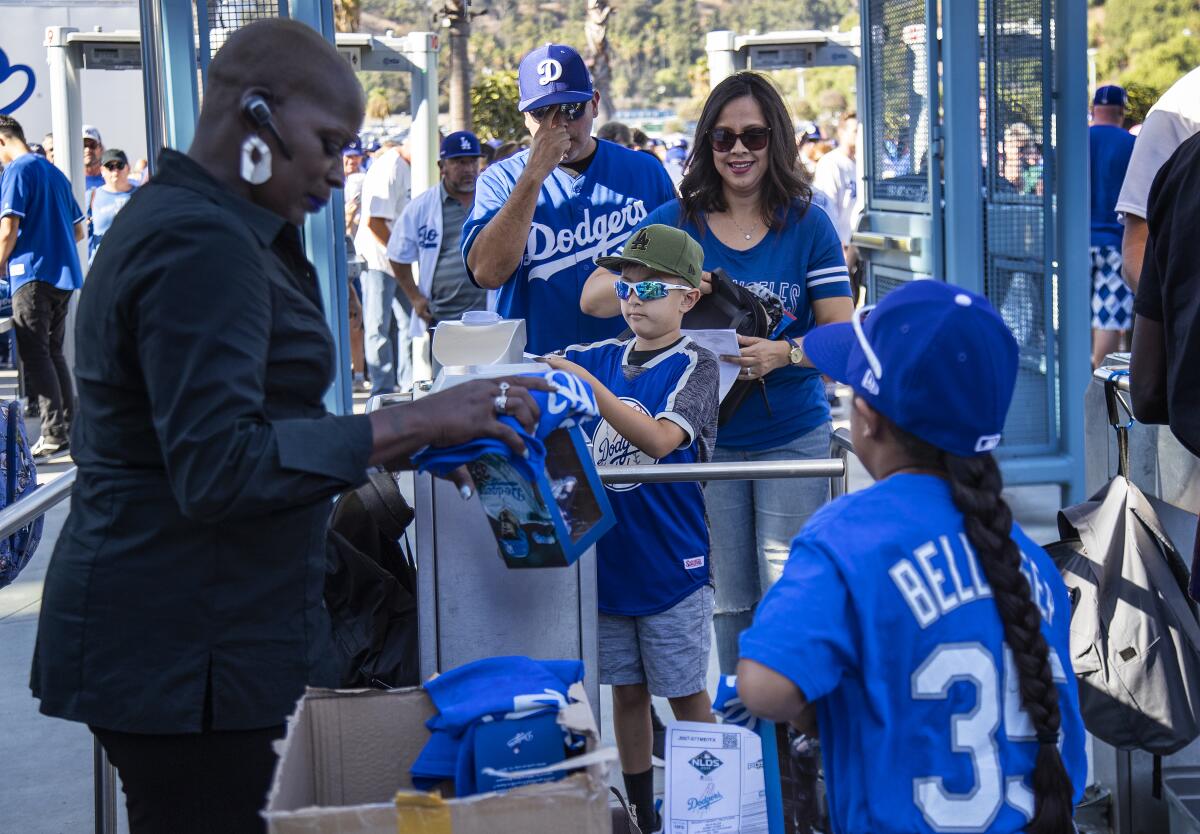  Dodger fans get a Cody Bellinger bobblehead.