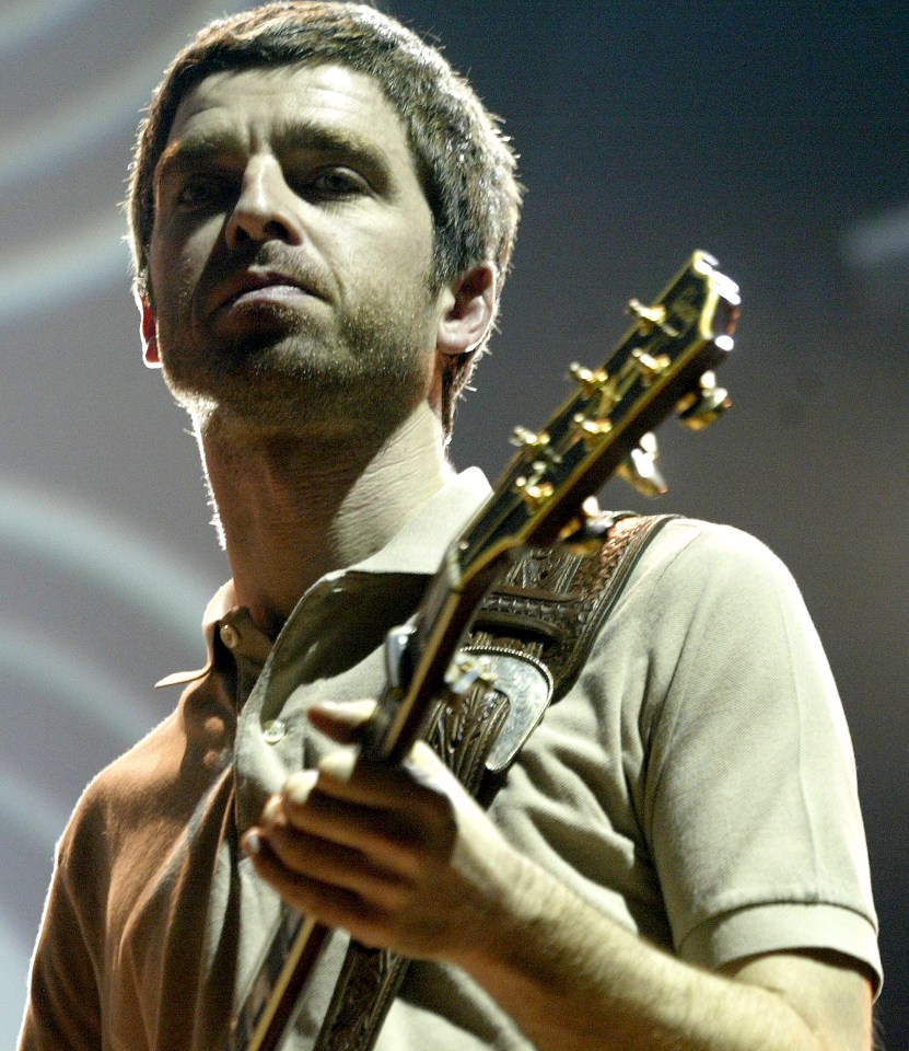 Noel, pictured on stage in Italy in 2005, has finally agreed to reunite the band