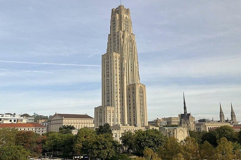 Two Jewish students were attacked and injured while walking near the University of Pittsburgh's Cathedral of Learning on Friday, school officials said. Photo by silverv623/Wikimedia Commons