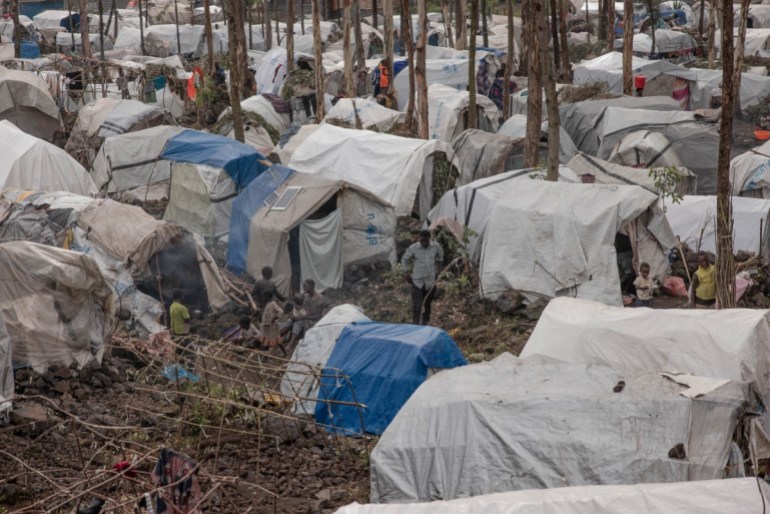 Displacement camp, DRC