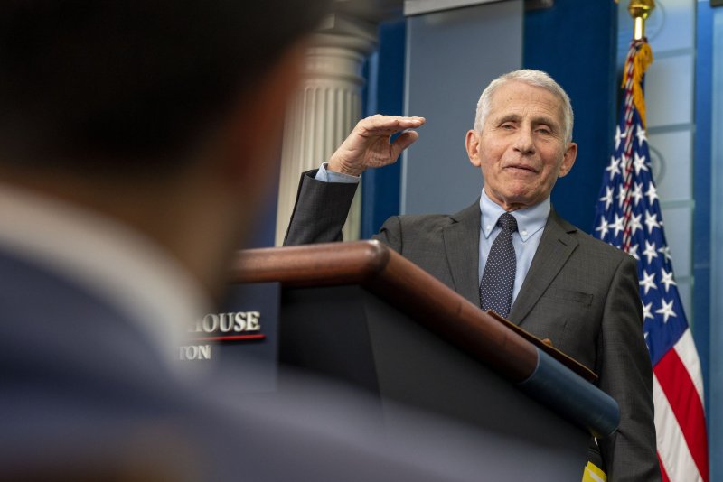 Dr. Antony Fauci, Chief Medical Advisor to the President of the United States, and Dr. Ashish Jha, MD, MPH, coordinator, White House COVID-19 Response, speak at the daily briefing at the White House in Washington, DC, on Tuesday, November 22, 2022. Photo by Ken Cedeno/UPI