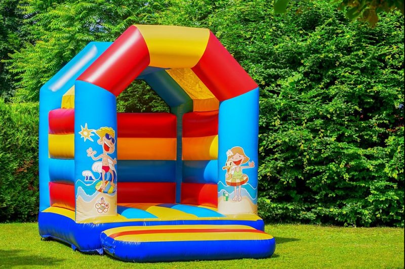 A file photo of a bouncey castle, presumably like the one at the baseball game. File Photo courtesy of Pixabay