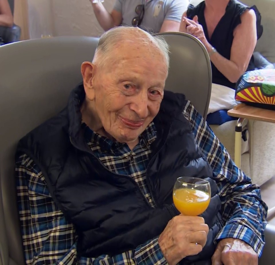 John Tinniswood puts his long life down to having fish and chips on a Friday