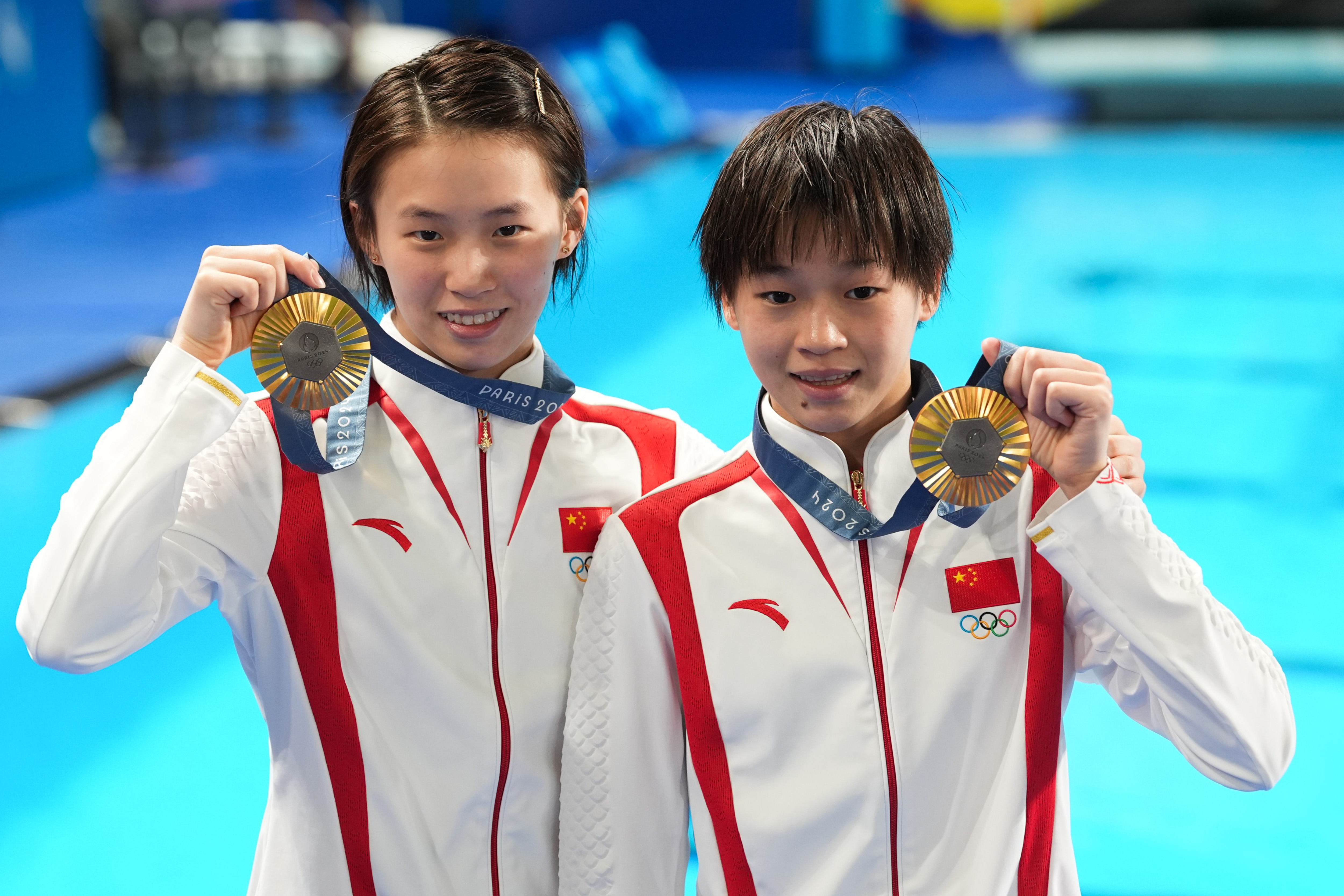 Chen Yuxi and Quan Hongchan won gold in the women's synchronised 10m platform