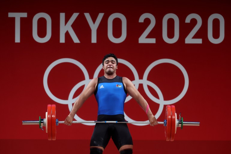 Gaza weightlifter