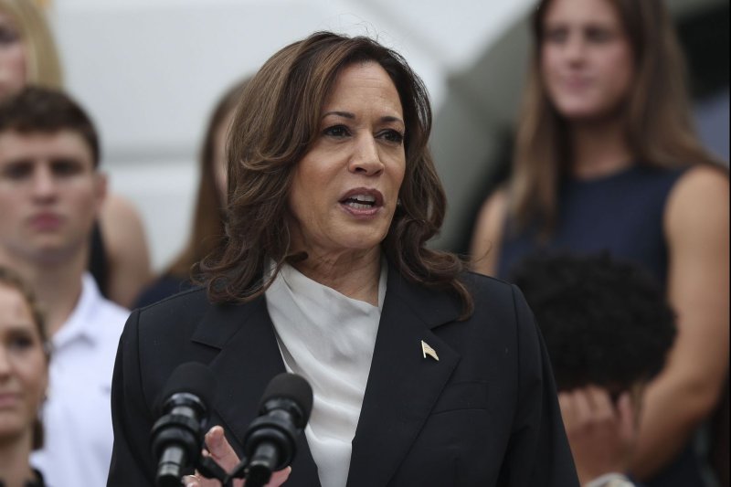 The Kamala Harris presidential campaign reported Friday that it has had the best grassroots fundraising month in presidential history, raising $310 million in July. That's more than double the $139 million reported by the Trump campaign. Photo by Ting Shen/UPI