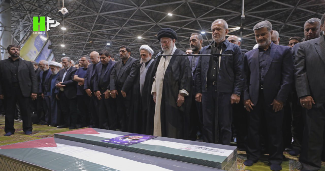 Iran's Supreme Leader led funeral a prayer for Ismail Haniyeh at the funeral