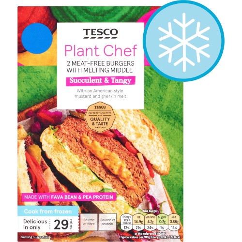 The Tesco meat-free burgers with melting middle have been recalled