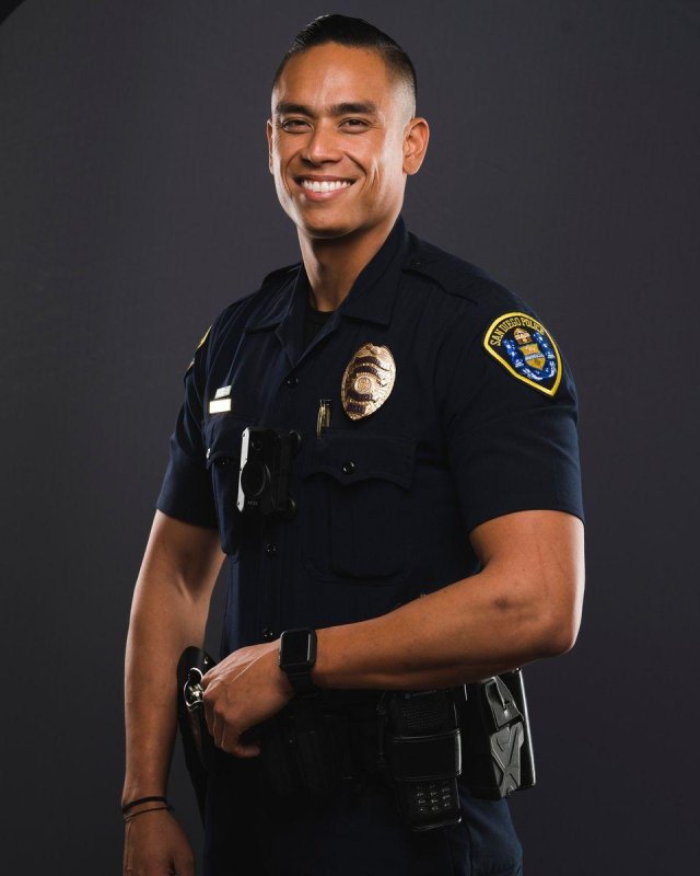 San Diego police officer Austin Machitar was killed Monday night after a suspect vehicle crashed into his cruiser following a high-speed chase. Photo courtesy of San Diego Police Department/Facebook