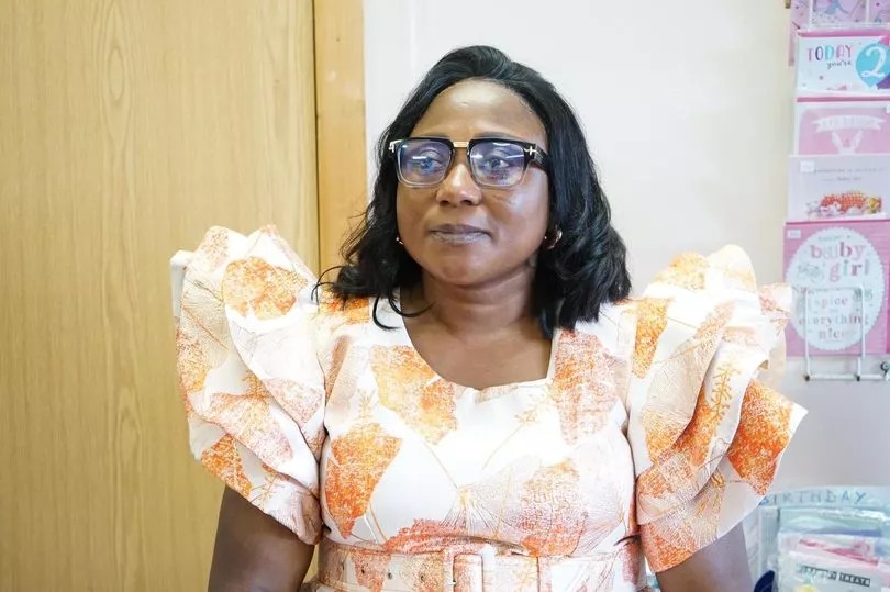 Alberta Obinim, 43, was one of the victims as horror unfolded on a Manchester street at around 11.20pm last night