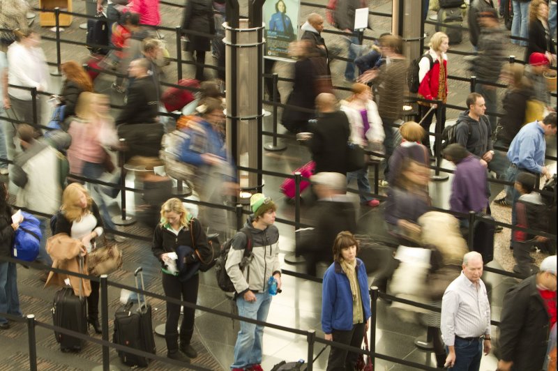 The nation's airports will be jammed with a record 17 million travelers during the upcoming Labor Day holiday, capping a the busiest summer season on record, U.S. officials predicted this week. File Photo by Gary C. Caskey/UPI