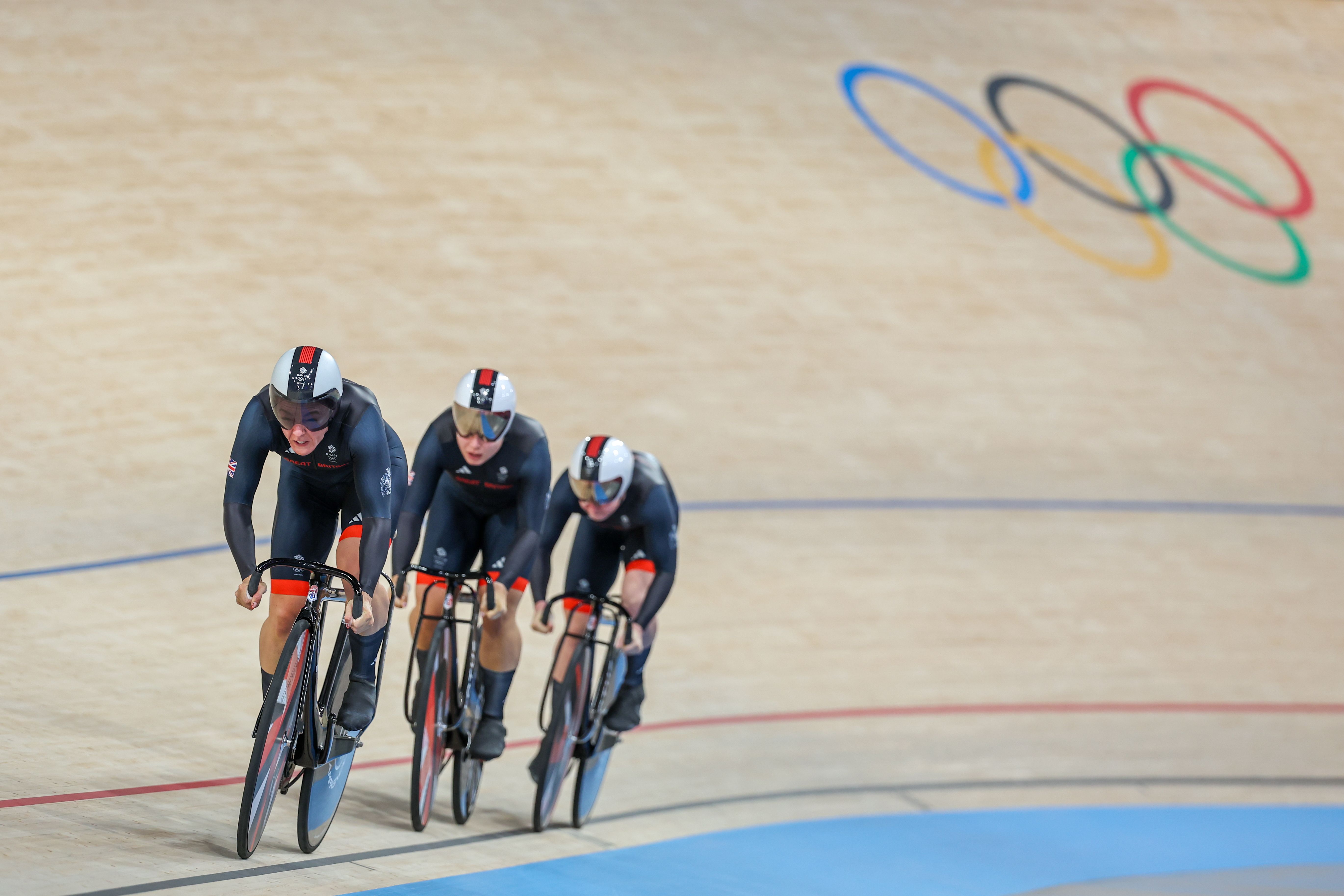 Katy Marchant, Sophie Capewell and Emma Finucane raced to gold