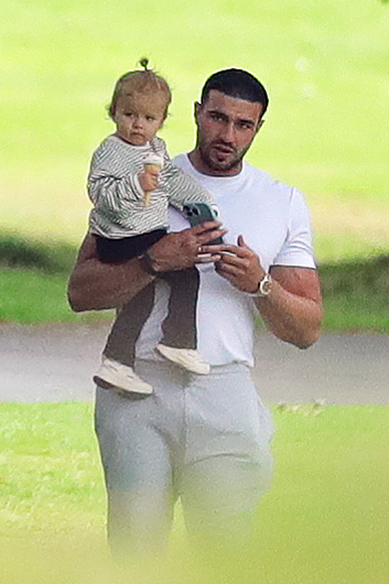 Tommy Fury was spotted taking Bambi out for an ice cream after his shock split from Molly-Mae was announced