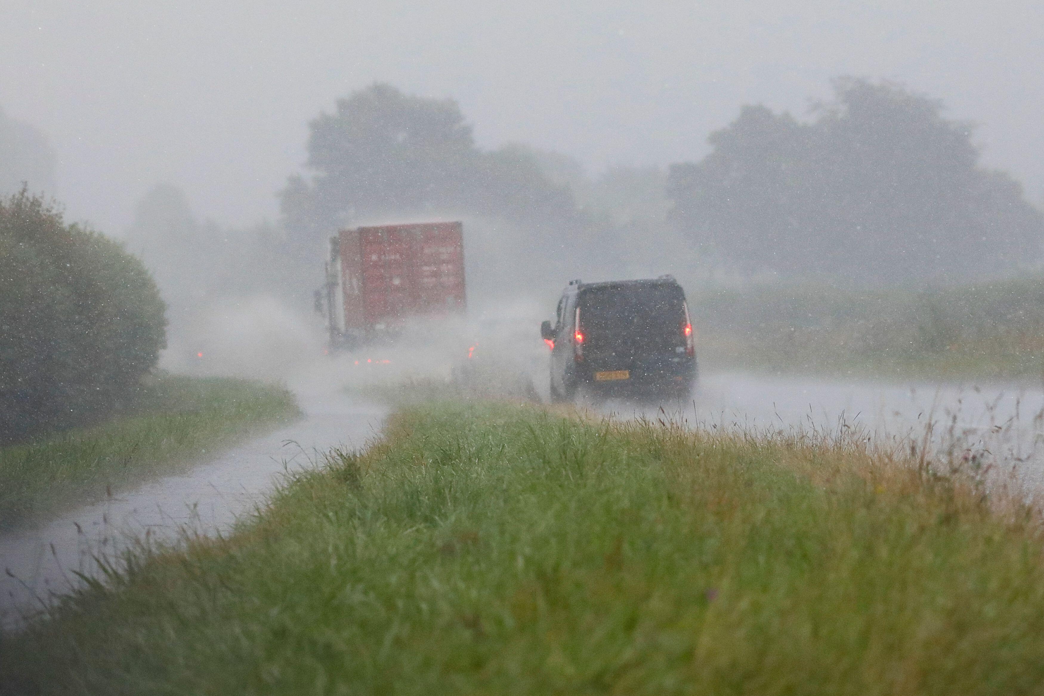 Miserable weather in Winchester last week