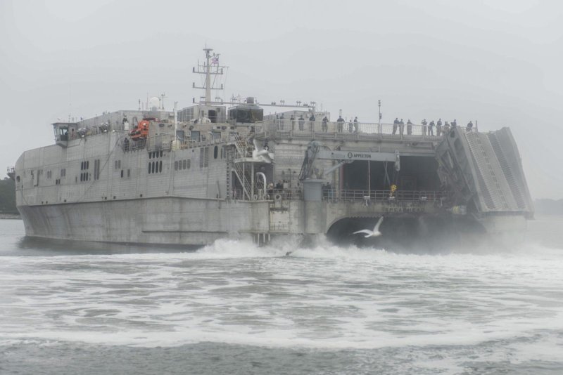 Austal USA on Saturday officially christened the USNS Point Loma (sister ship USNS Cody pictured), a new naval support ship that can serve fast transport and medical needs. Photo courtesy of U.S. Military Sealift Command