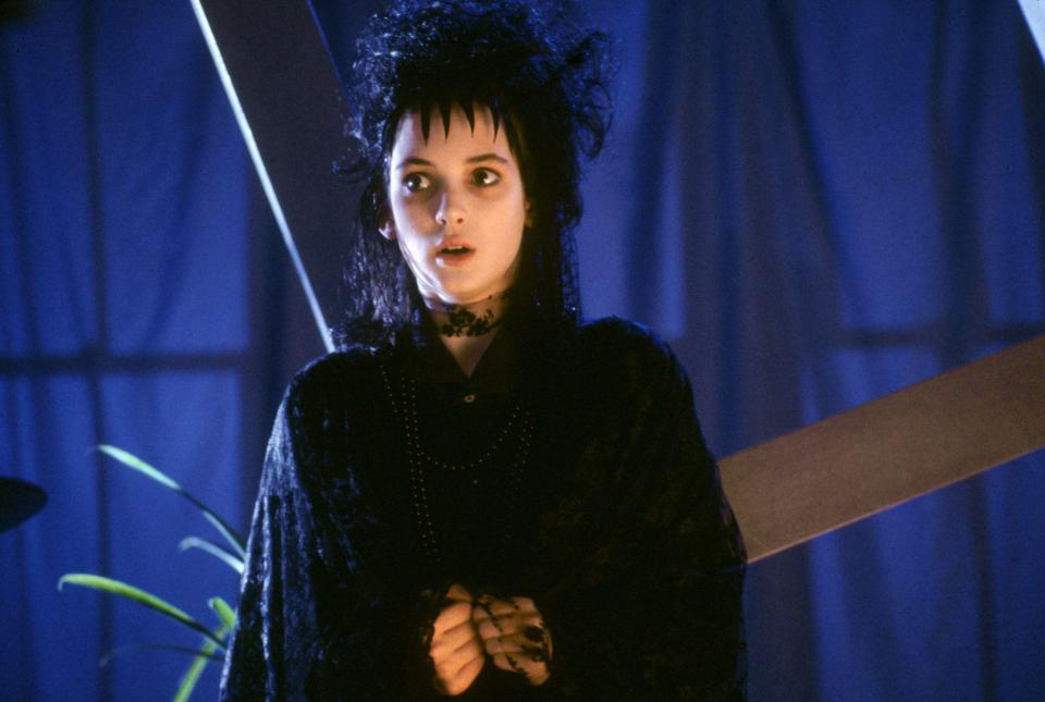 Winona Ryder was just 16 when she starred in the movie as Lydia Deetz