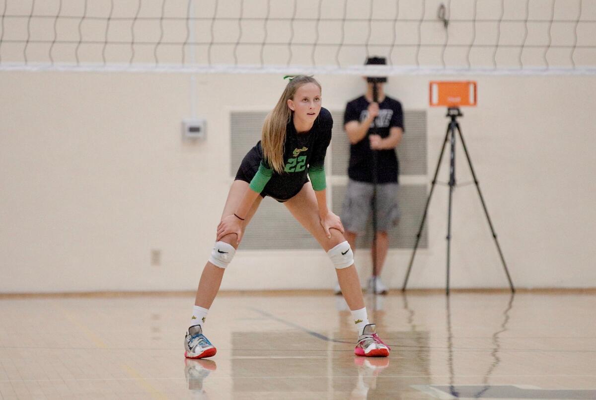 Audrey Flanagan is a junior outside hitter for Mira Costa and Wisconsin commit.