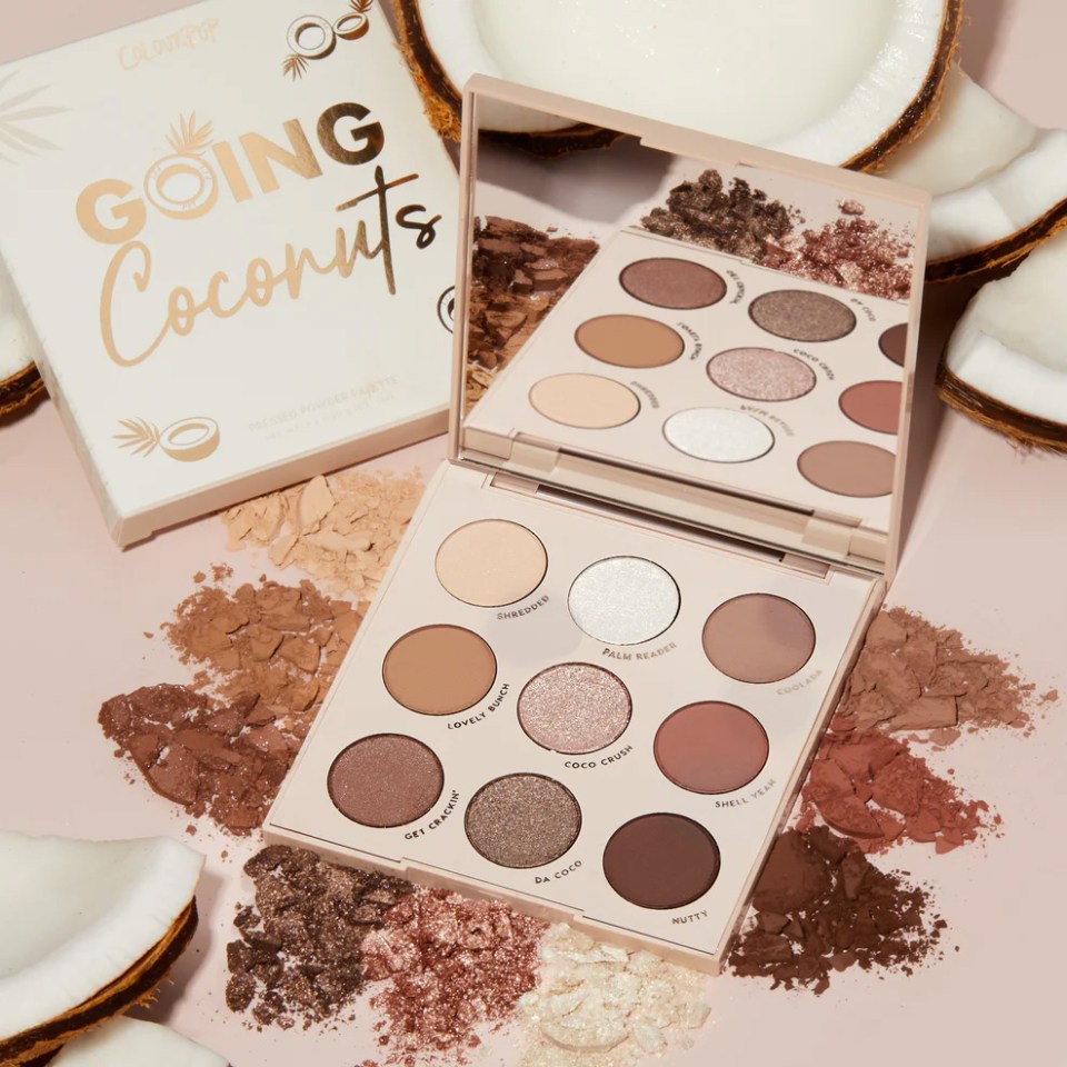 Colourpop’s Going Coconuts eyeshadow palette costs just $9.80 on the brand's website