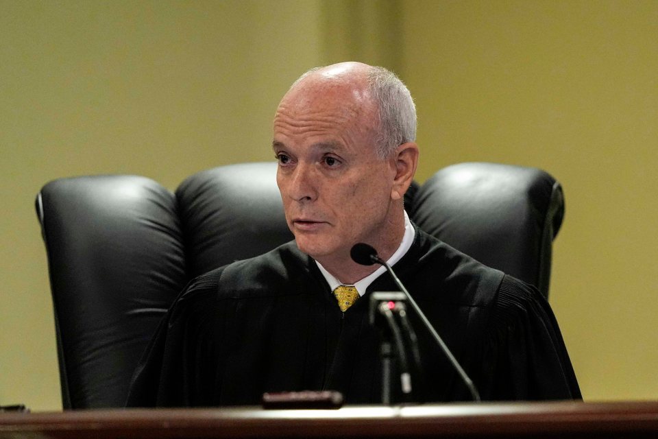 Barrow County Superior Court Judge Currie Mingledorff II during Colt Gray's hearing on Friday