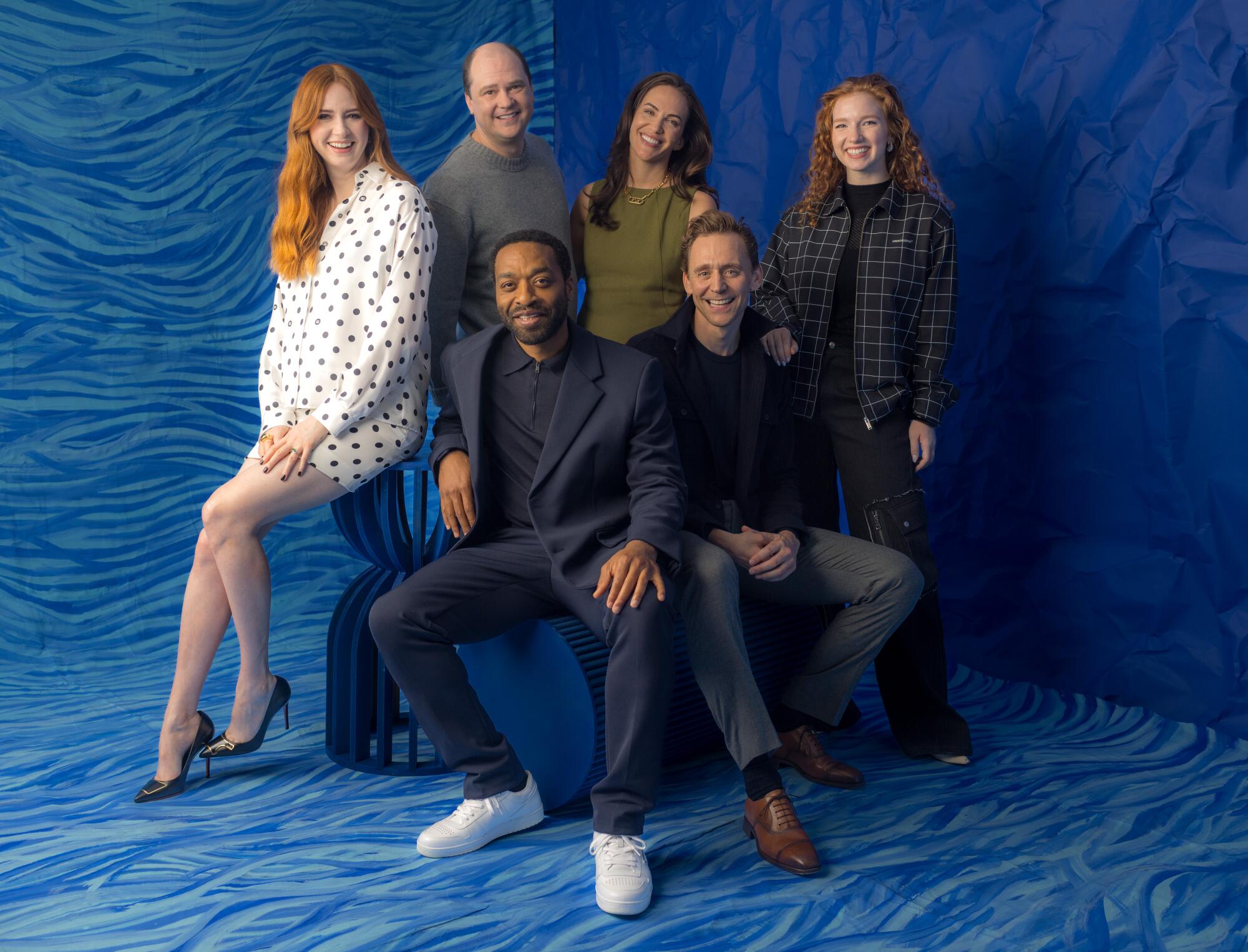 Karen Gillan, Mike Flanagan, Kate Seigel, Chiwetel Ejiofor, Tom Hiddleston and Annalise Basso