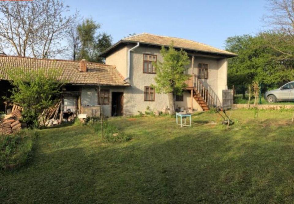 The detached property in rural Bulgaria is sat on a corner plot and is near the mountain of Preslav and Vrana River