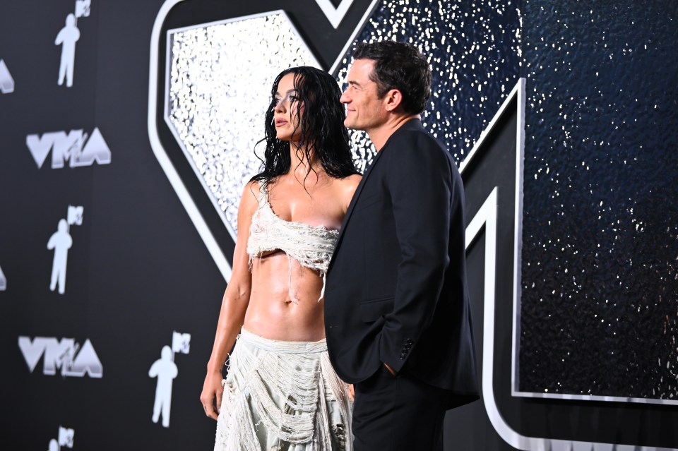 Katy Perry and Orlando Bloom at the MTV VMAs