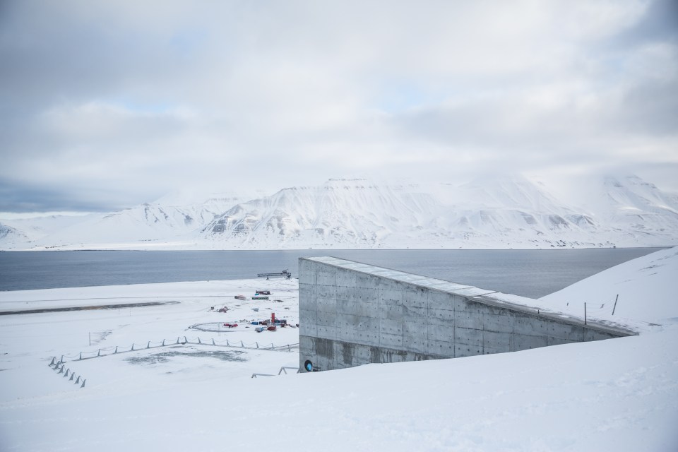 The Global Seed Vault near Longyearbyen hold the world's seeds in case of a crisis