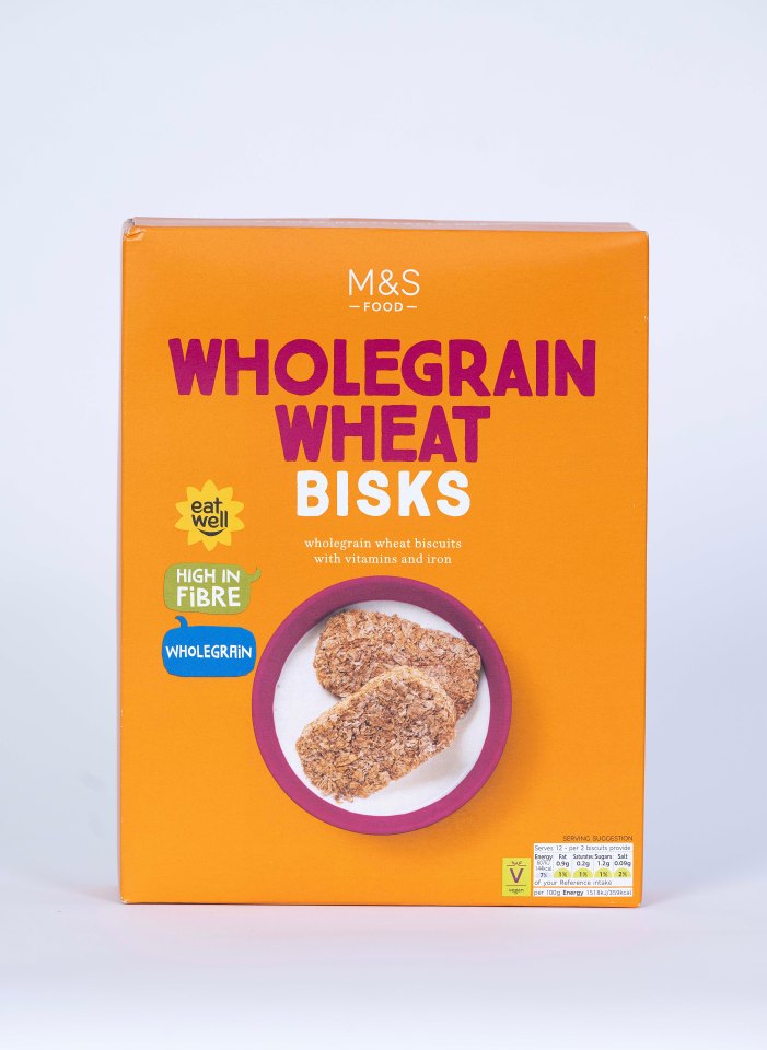 These are made with 95 per cent wholewheat and malted barley extract