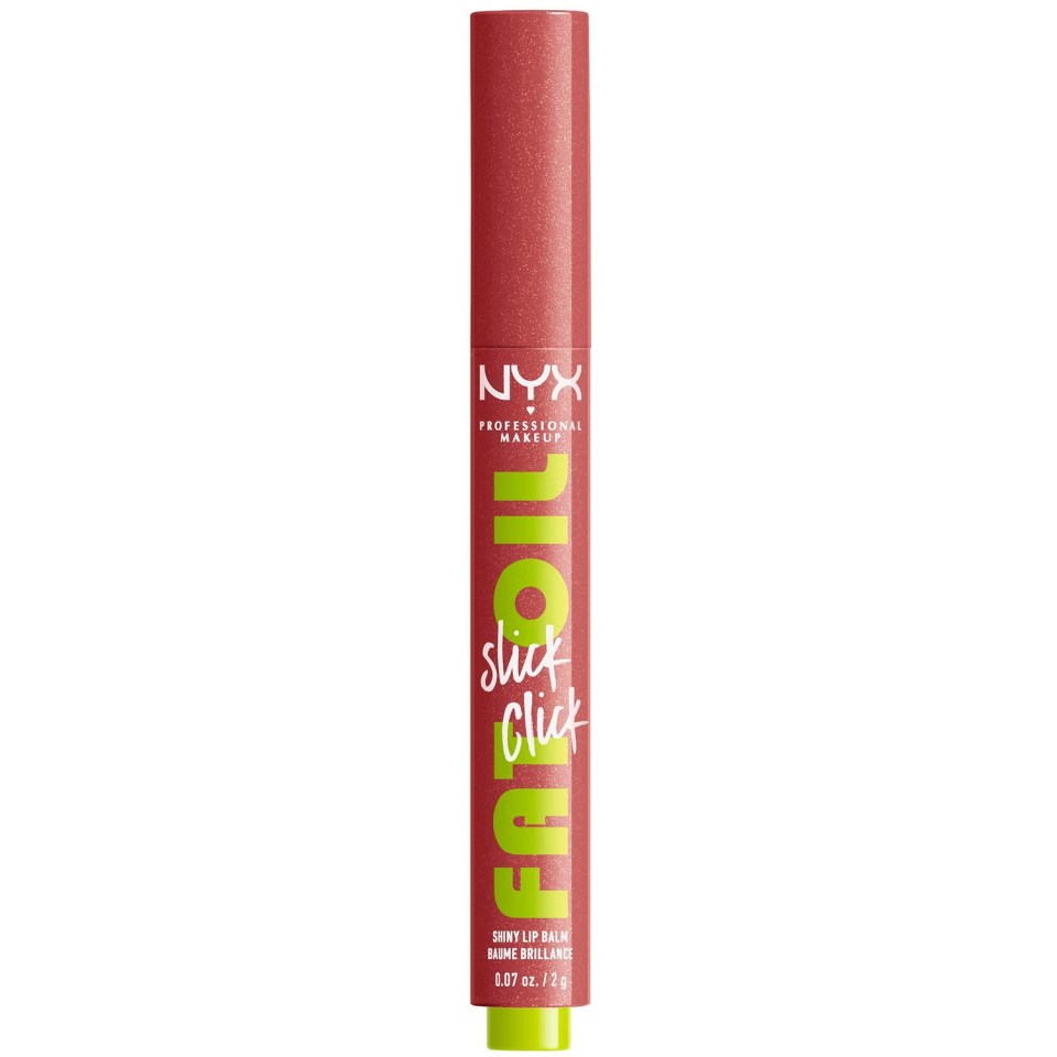 NYX Professional Make-up Fat Oil Click Slick is the least sticky and the least shiny