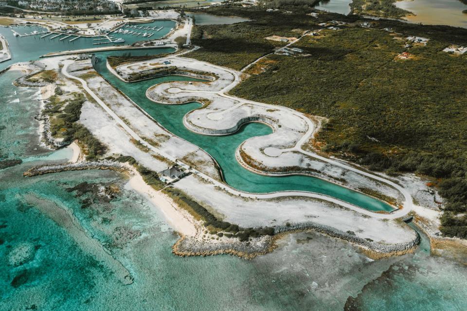 Exuma in the Bahamas where the event took place