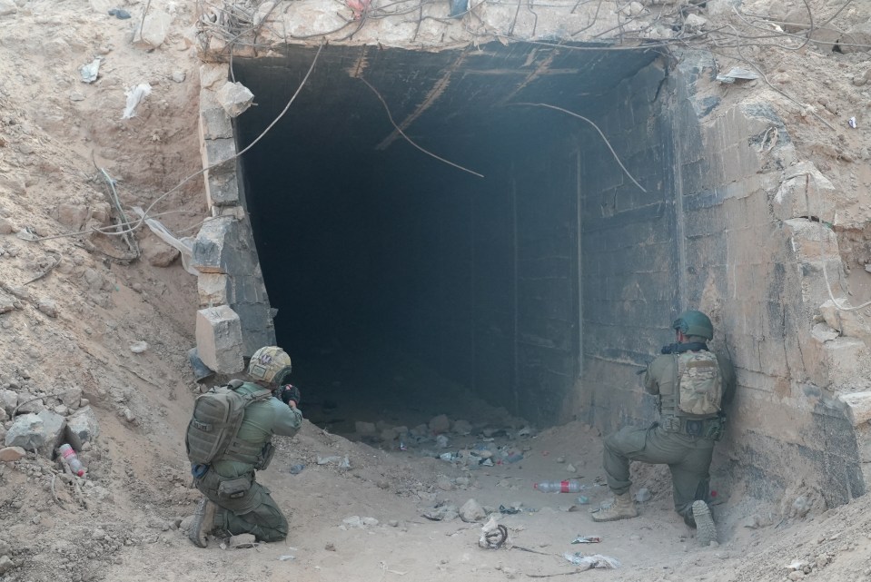 Israeli forces has been clearing the underground network of tunnels beneath the Gaza Strip has they hunt for Hamas terrorists and the remaining held hostages