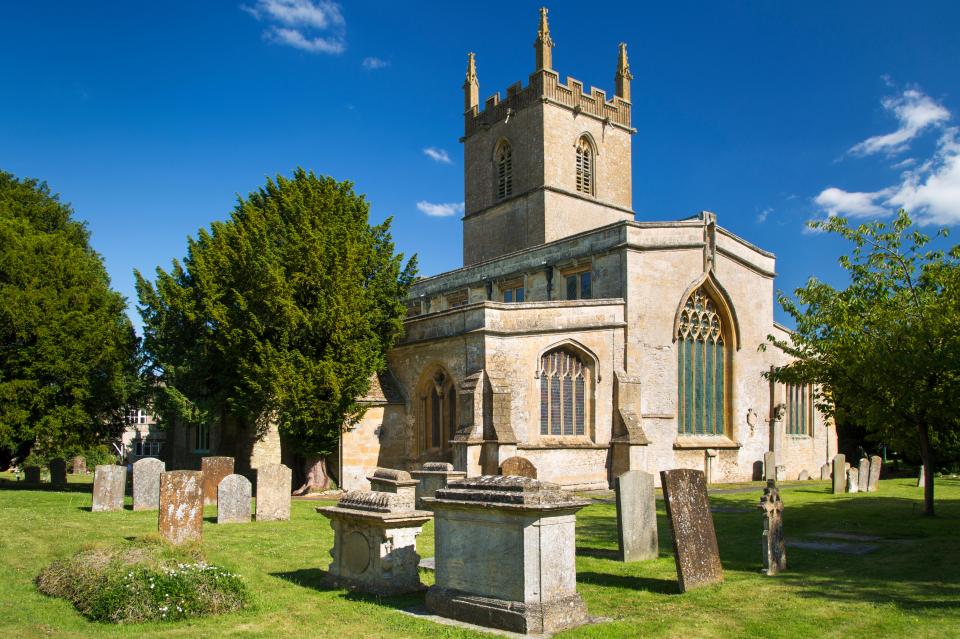 Its parish church (pictured) is a must-see attraction in the town