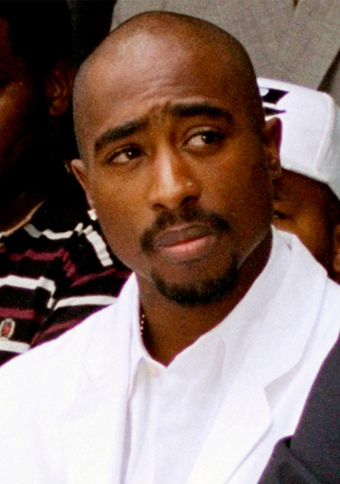 Tupac Shakur, pictured here in LA in August 1996, a month before he was killed