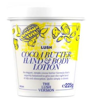 Cocoa butter hand and body lotion retails for £20