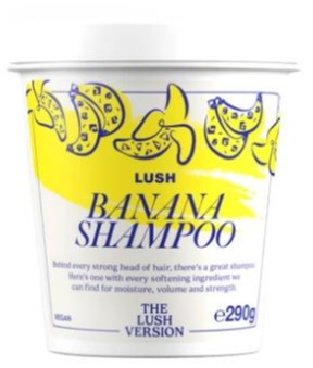 Banana shampoo retails for £16