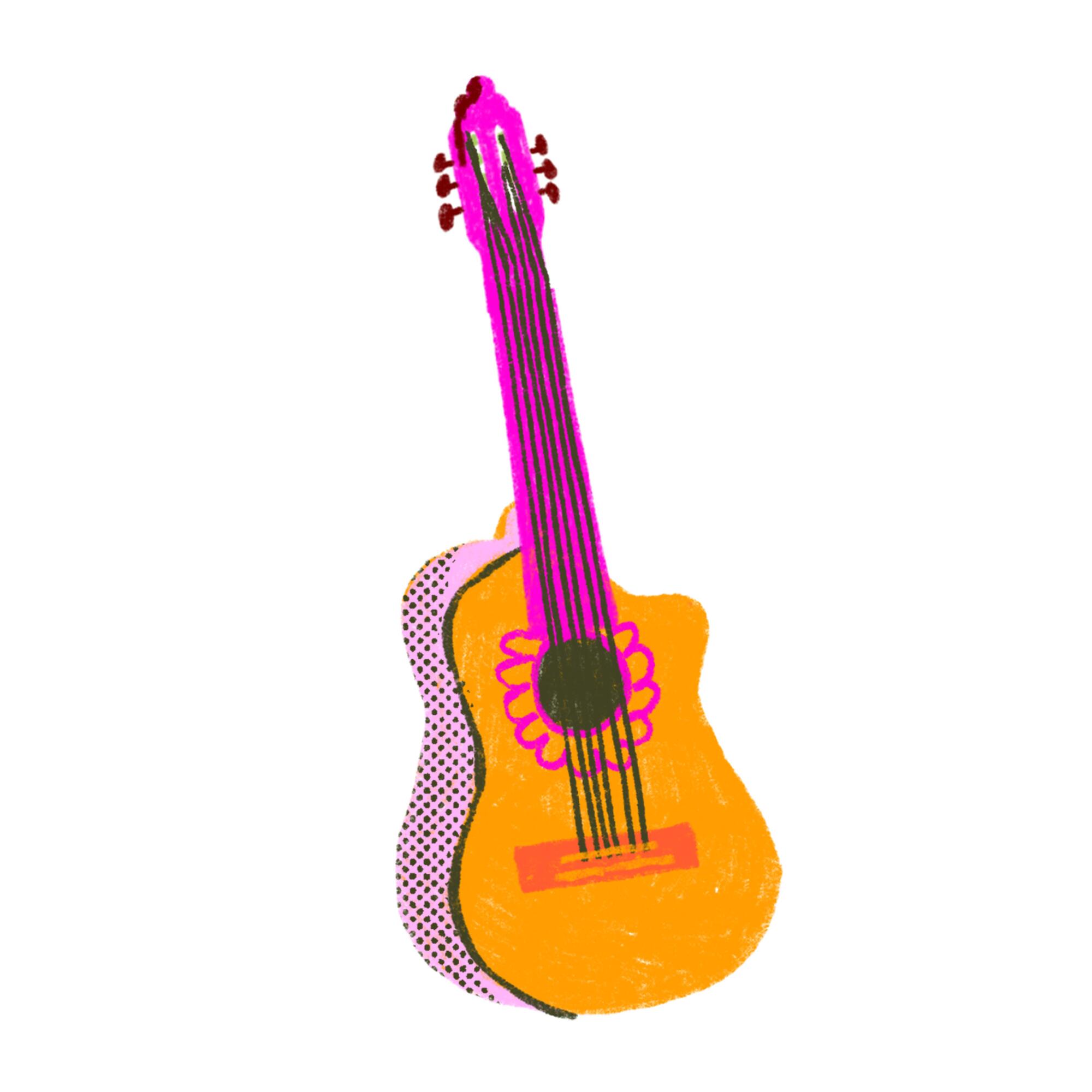 Illustration of a requinto 