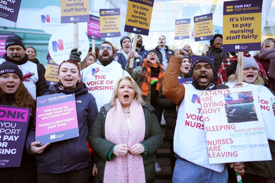 Nurses paved the way for walkouts by snubbing a 5.5 per cent offer