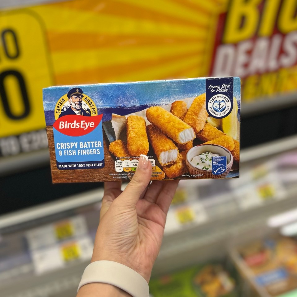 Birds Eye fish fingers are in the deal